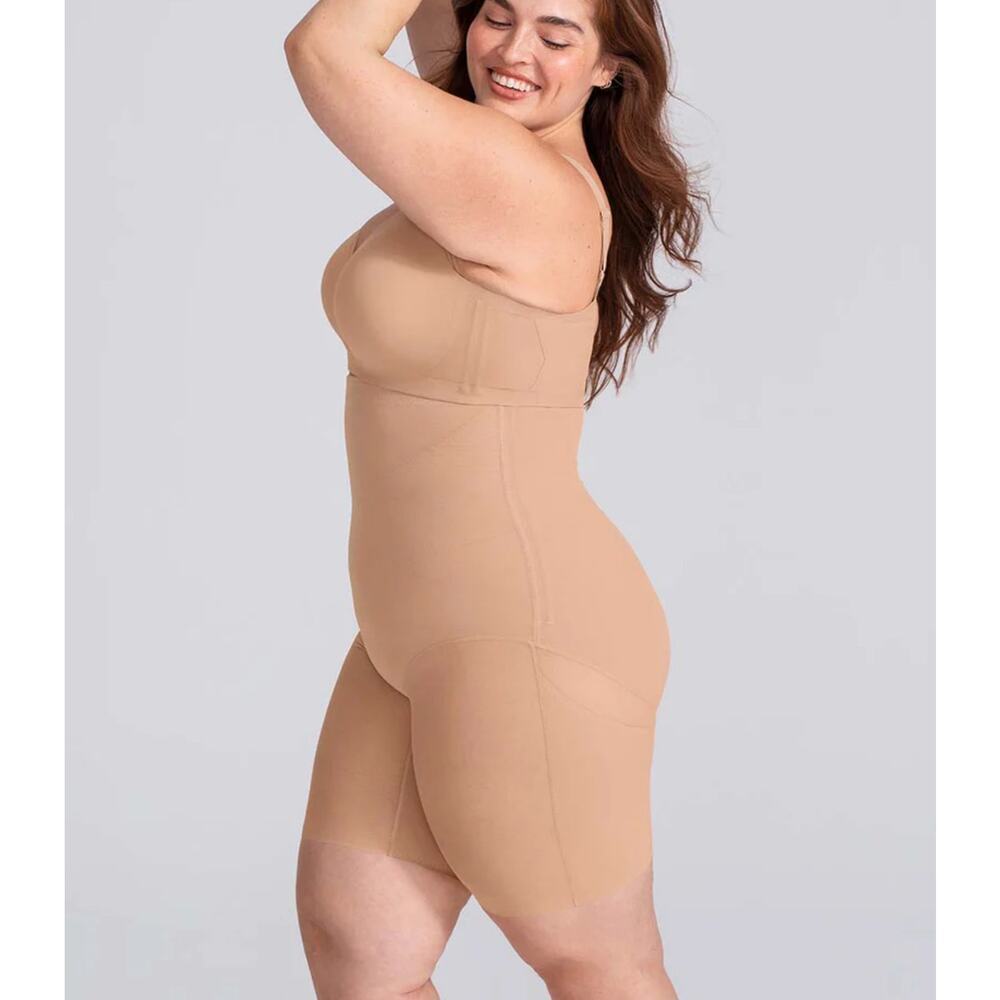 HoneyLove  SuperPower Short Shapewear in Sand Size 1X